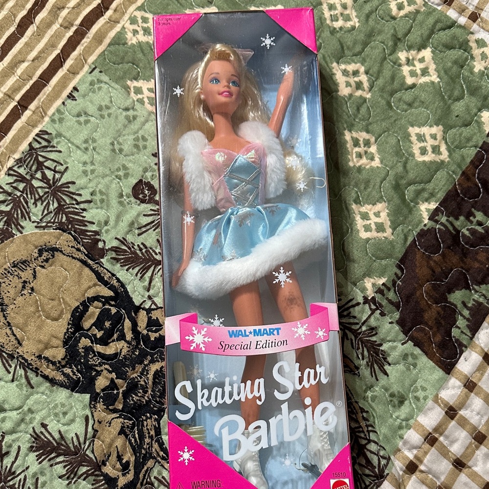 Barbie Skating Star Doll in Blue and White